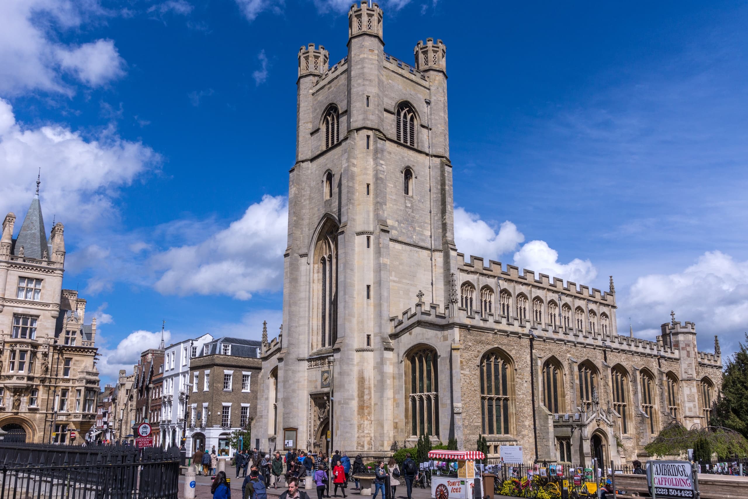 Visit the tower of Great St. Mary’s Church.