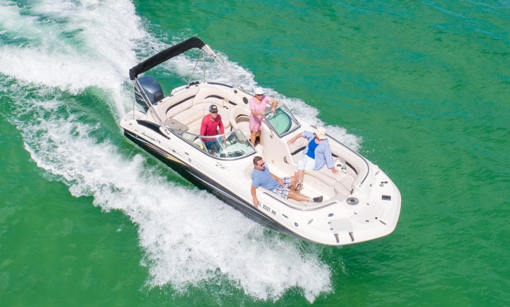 Hurricane Deck Boat - Black