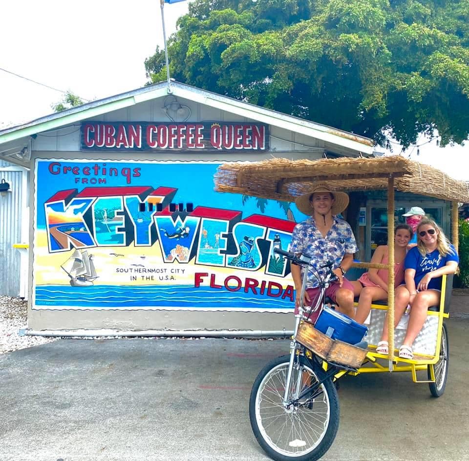 Key West Conch Republic Tiki Pedicab Experience by Kokomo Cabs