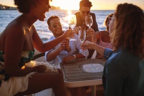 Escursione Privata Sunset (in barca a Capri al tramonto da Sorrento) - Gozzo Jeranto 7.5
