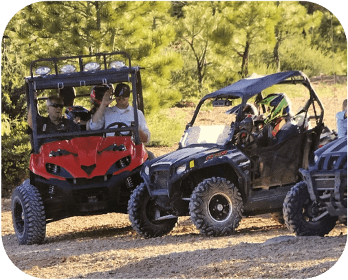 4-Seat Side-by-Side 4-Hour Rental ($395, unguided)