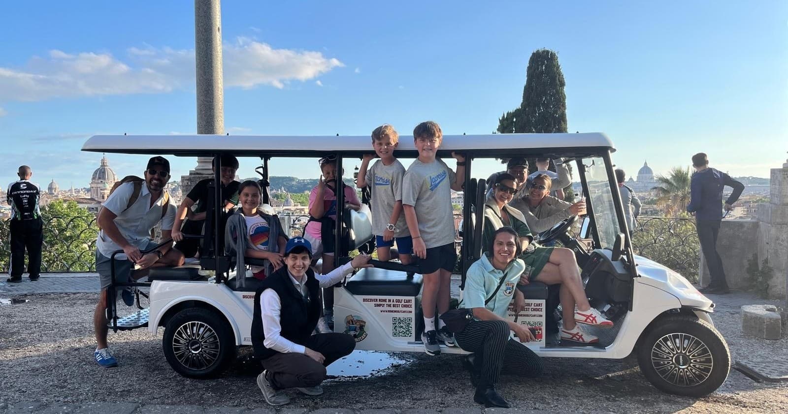 Rome Private Golf Cart Tour with convenient pickup Private Tour • 4 hours