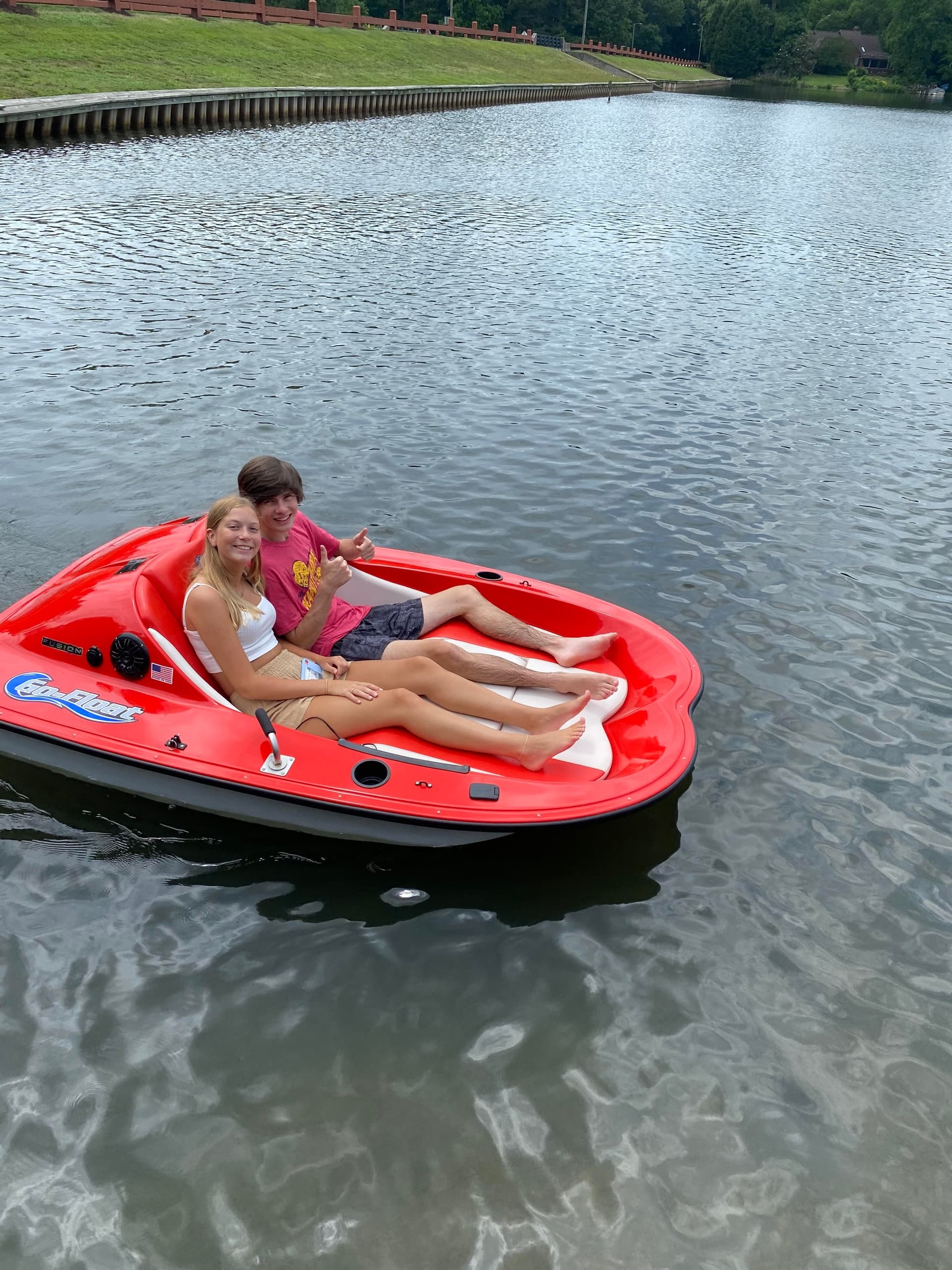 Eco-Friendly Boat Rental for 2, Jordan Lake