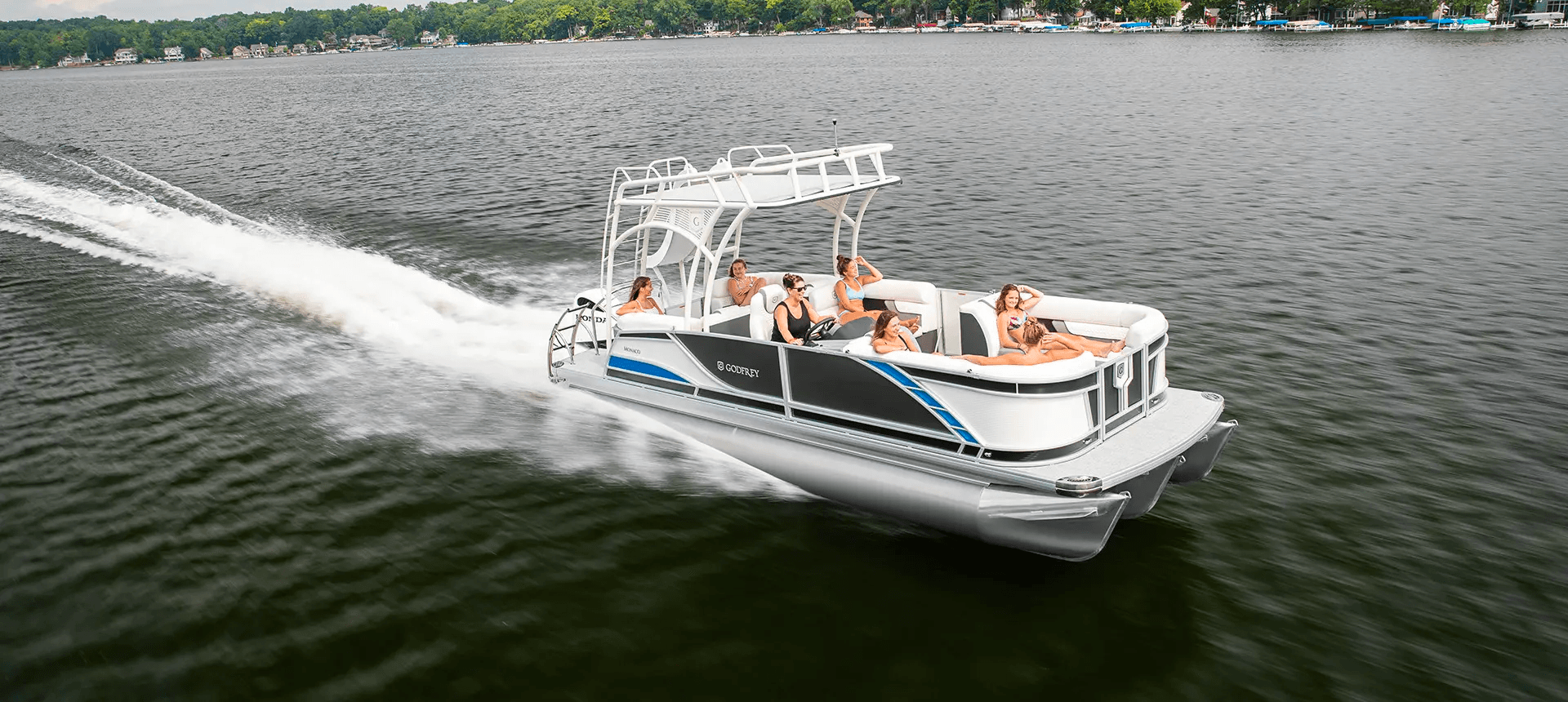 Best Double Decker Pontoon w/ Water Slide