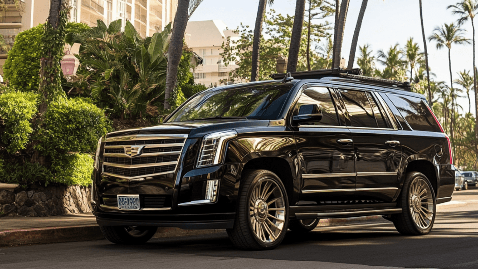Honolulu Luxury Black Car Service - Flat Rate Transfer from Waikiki