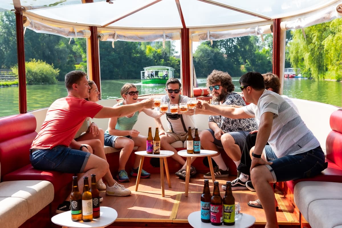 Degustacije piva na ladjici po Ljubljanici