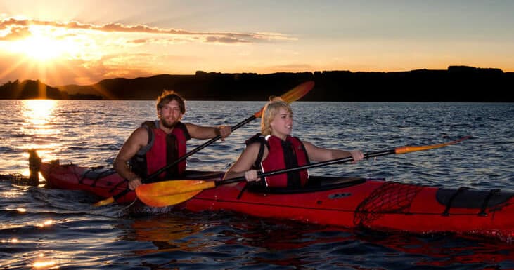 Kayaking - Evening Guided Hot Pools