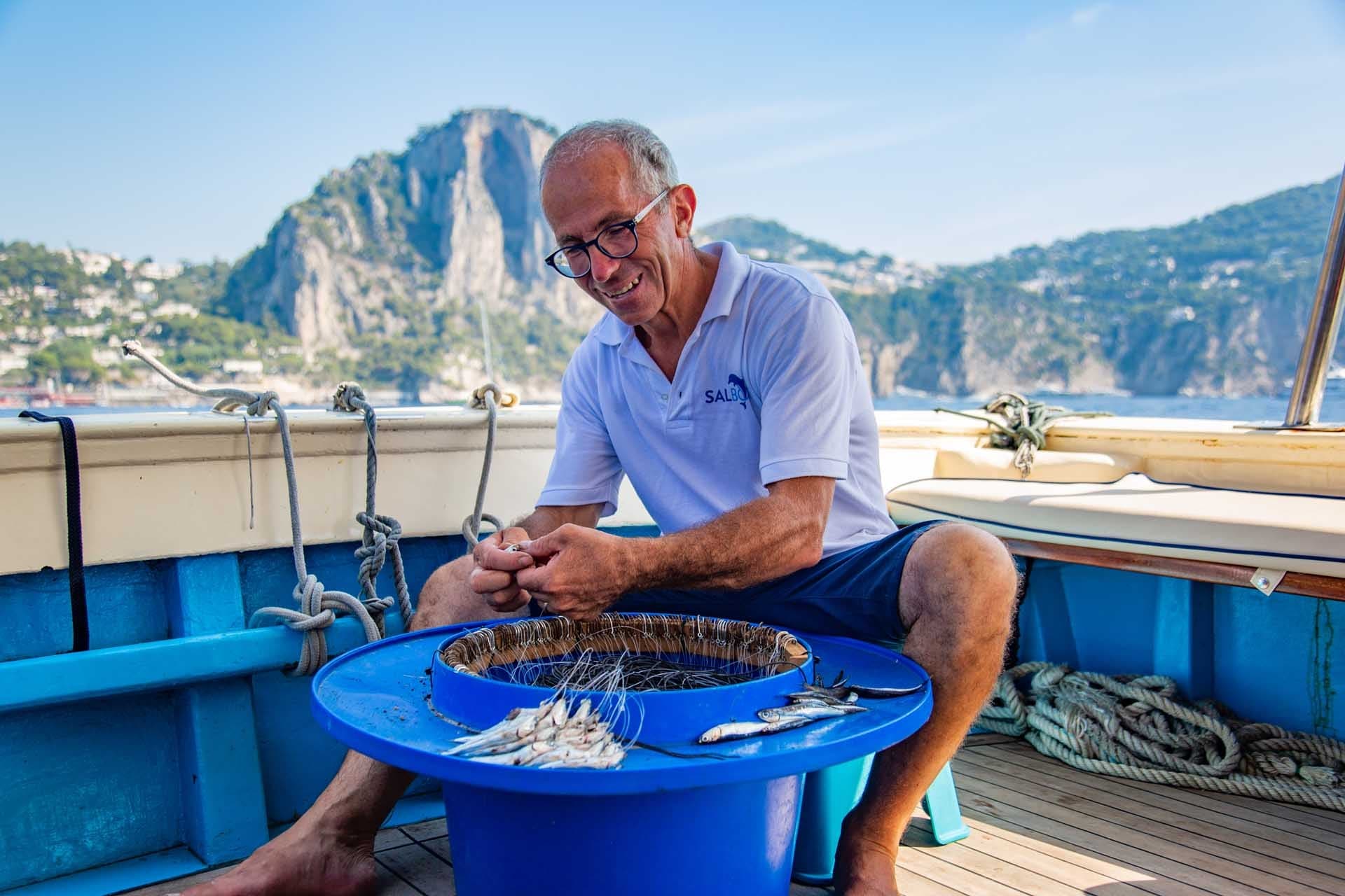 Fishing tour in Capri