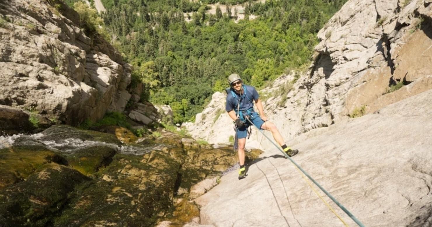 Wasatch Canyoneering Big Waterfall Adventure