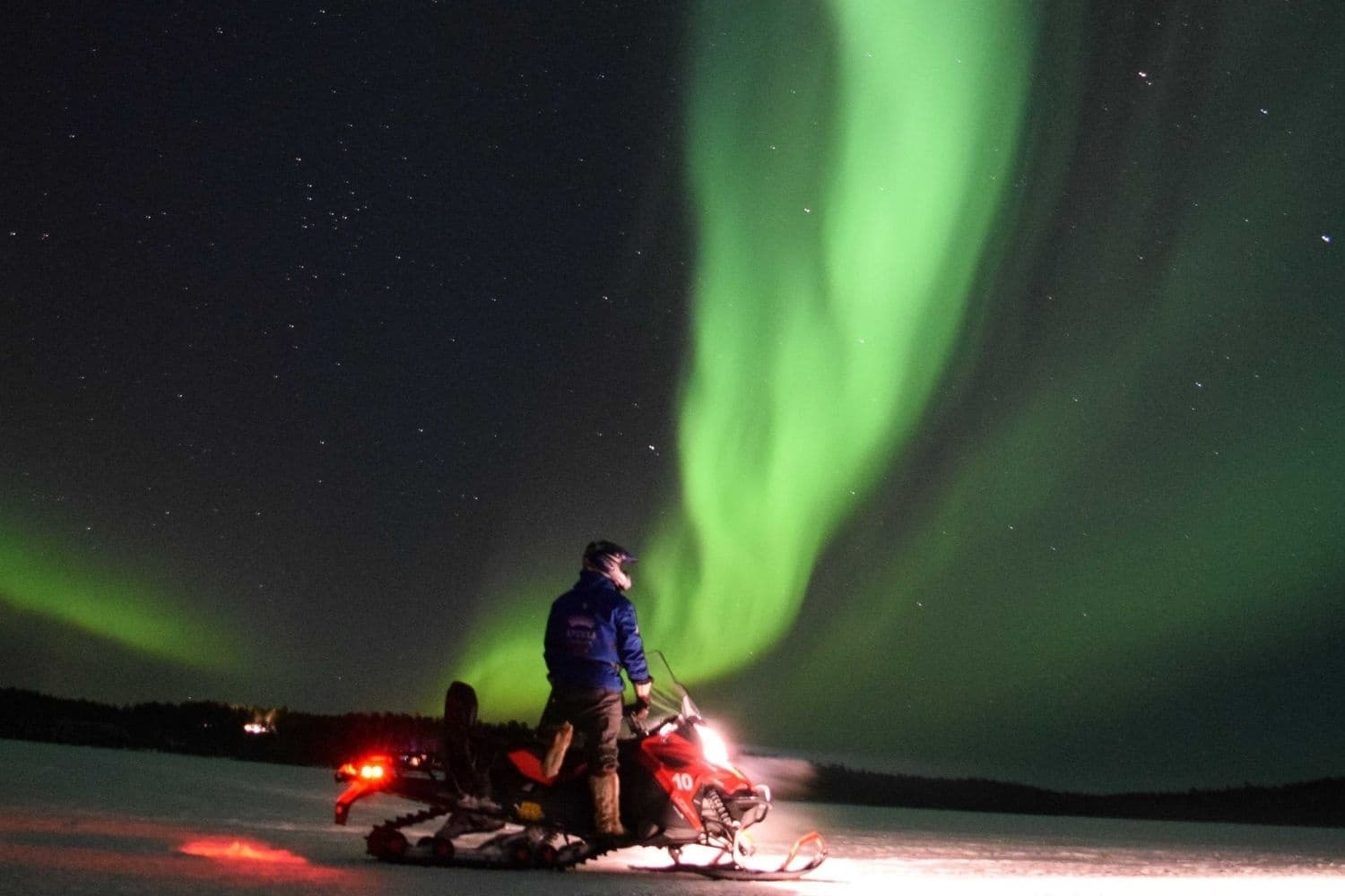 Night Snowmobile Safari