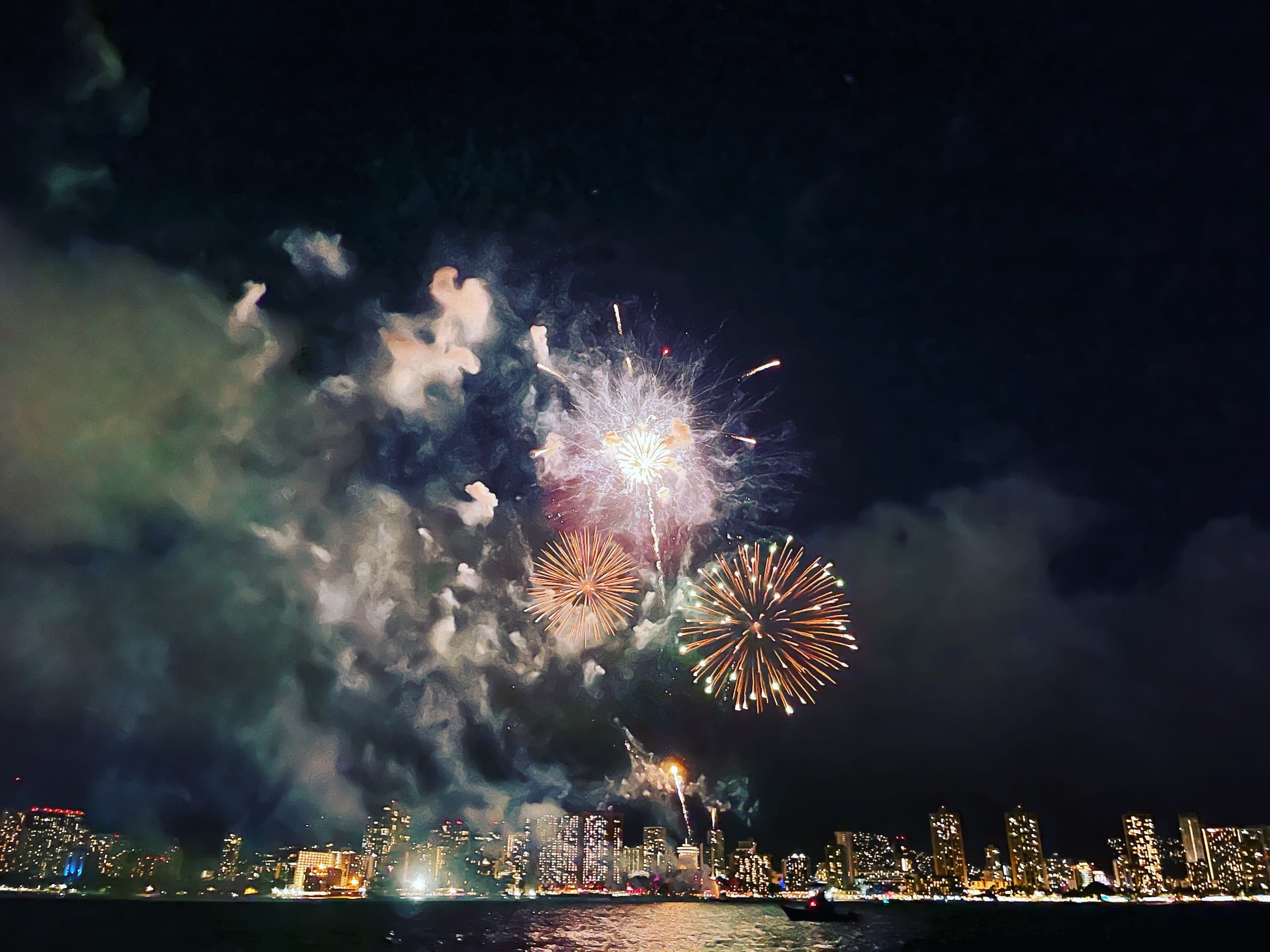 Waikiki Friday Night Fireworks