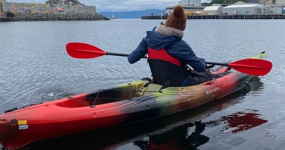 Single sit on top kayak rental - Grilstad Marina