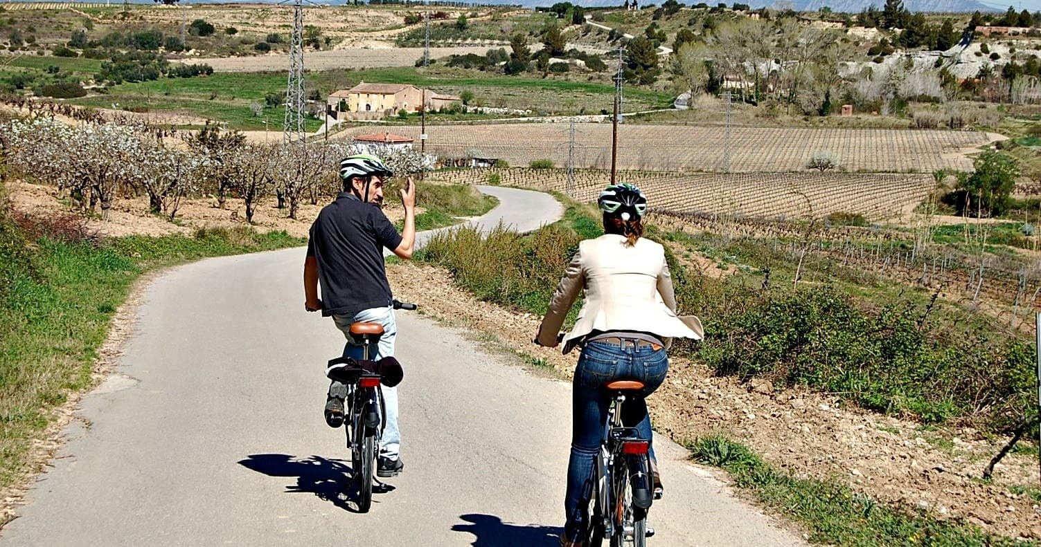 Ruta en bici + visita a bodega