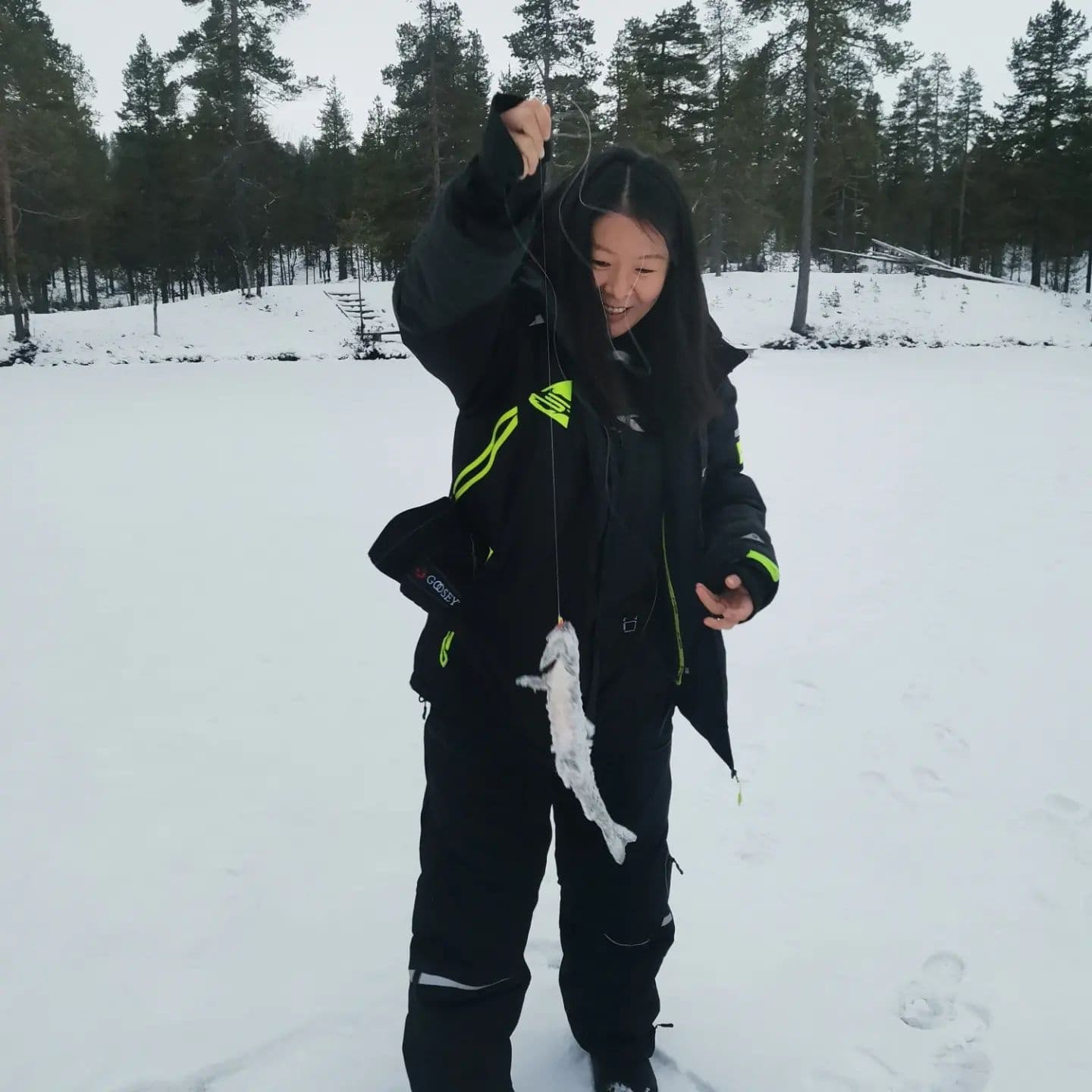 Ice fishing tour with lunch by open fire - Private Tour
