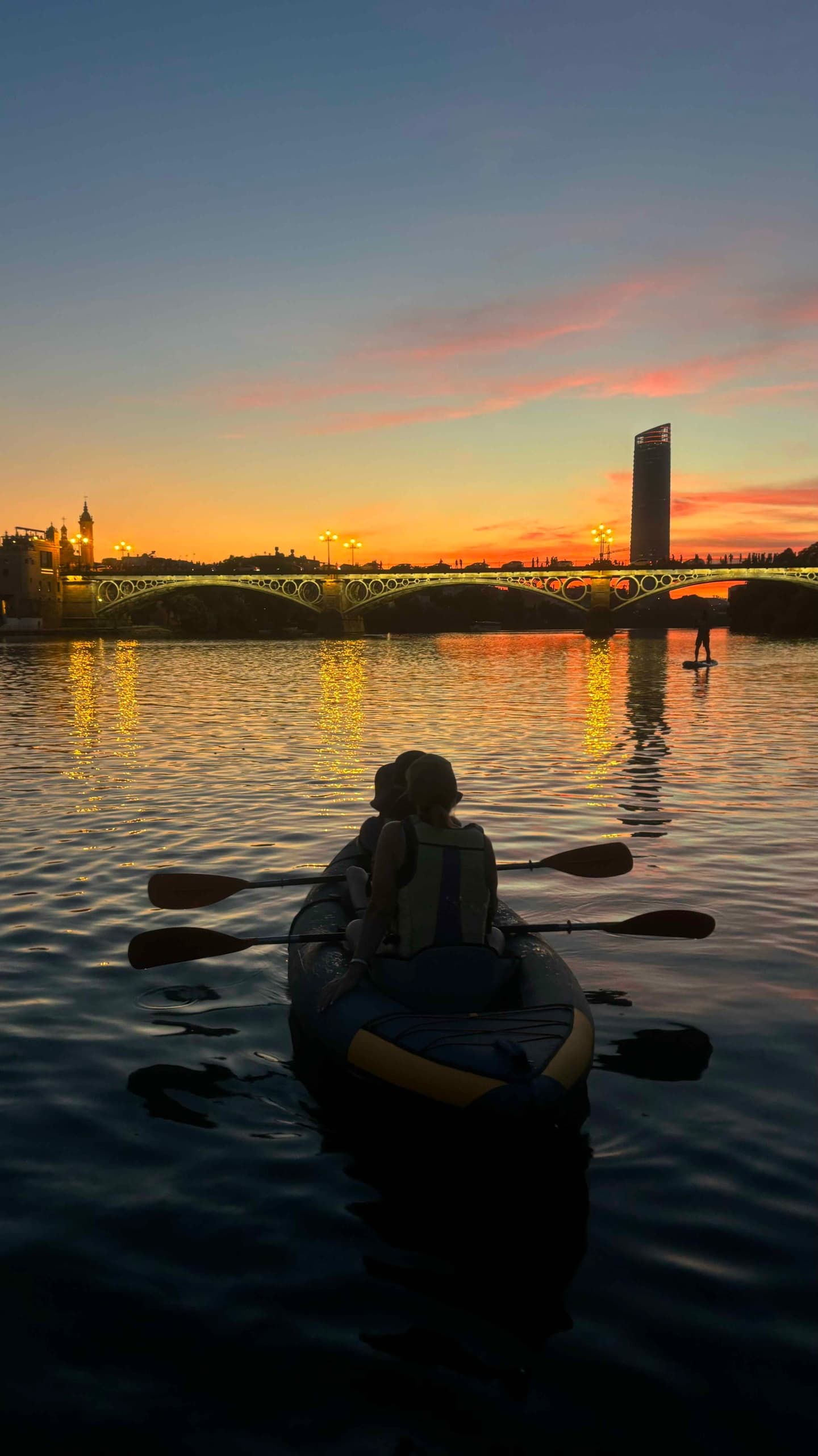 Atardecer en Kayak