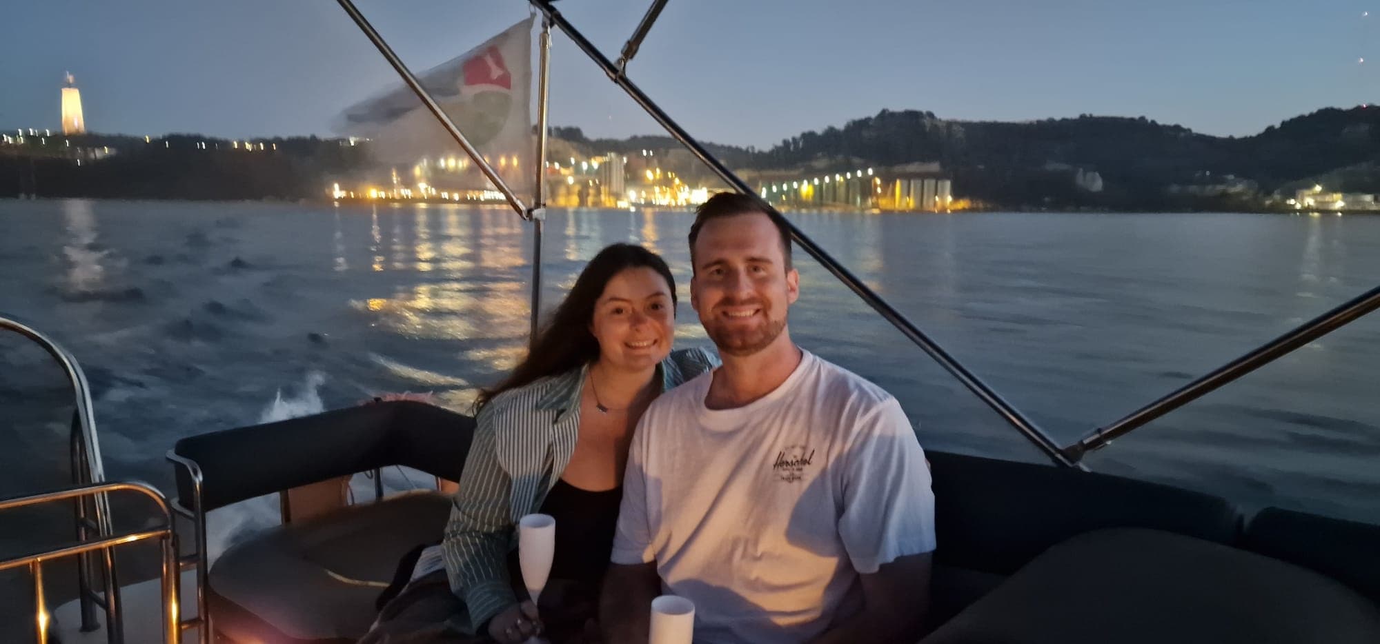 Tagus River Boat Sunset and Night Champagne Tour