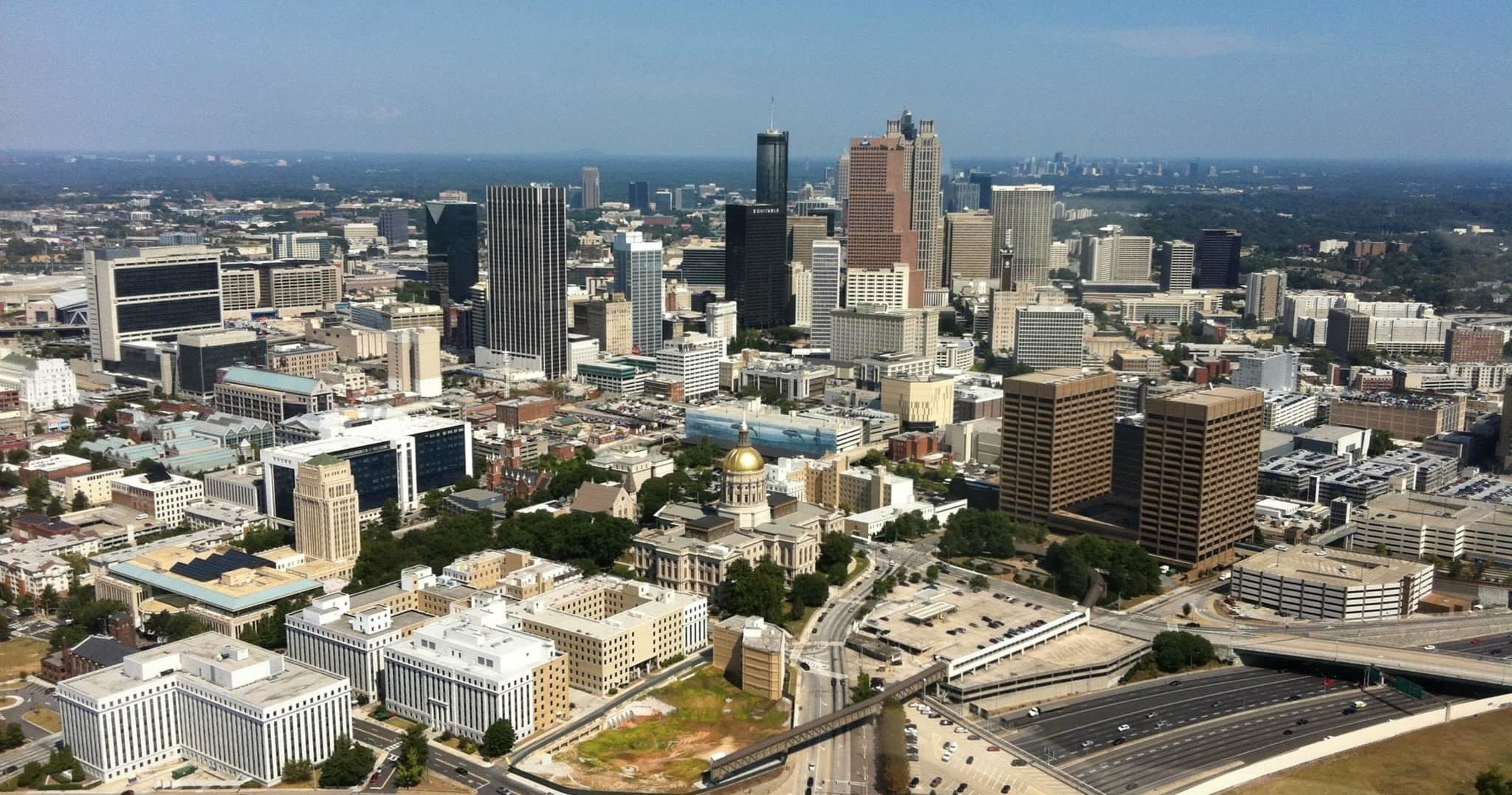 Downtown Atlanta and Stone Mountain