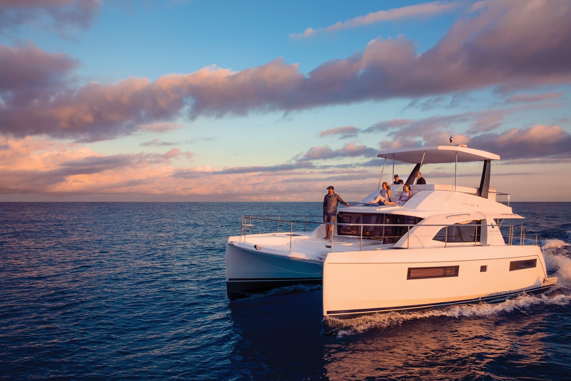 Private Sunset Cruise with Power Catamaran “Boss”