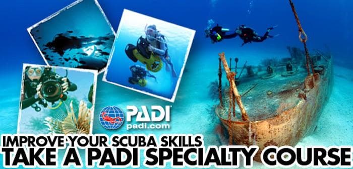 PADI Specialty Diver Courses
