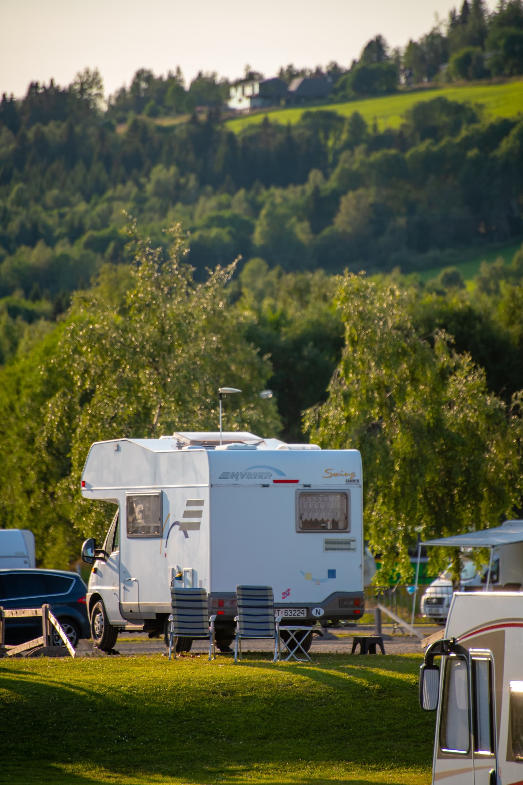 Campingplass på grus (Sone C)