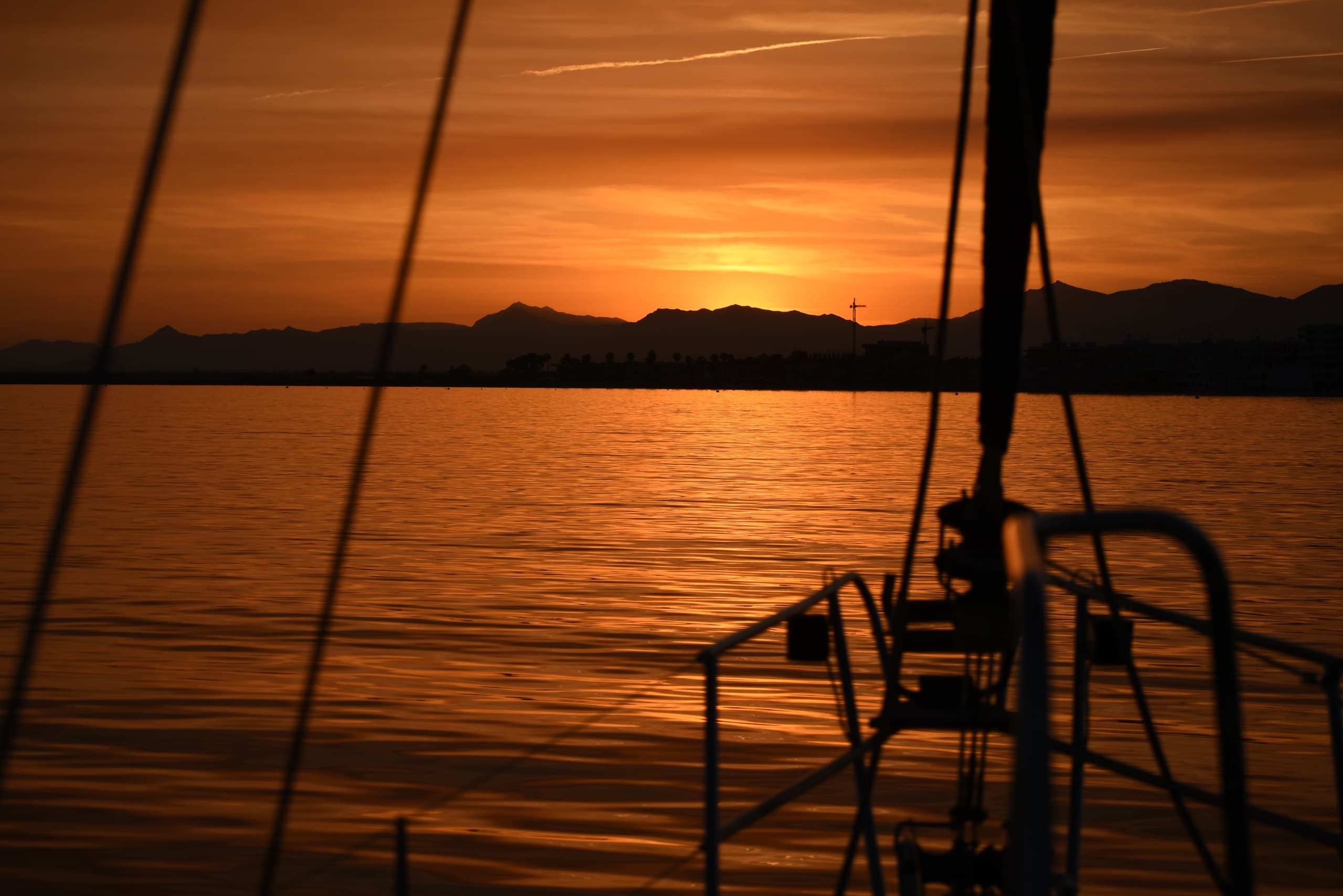 Amanecer o atardecer
