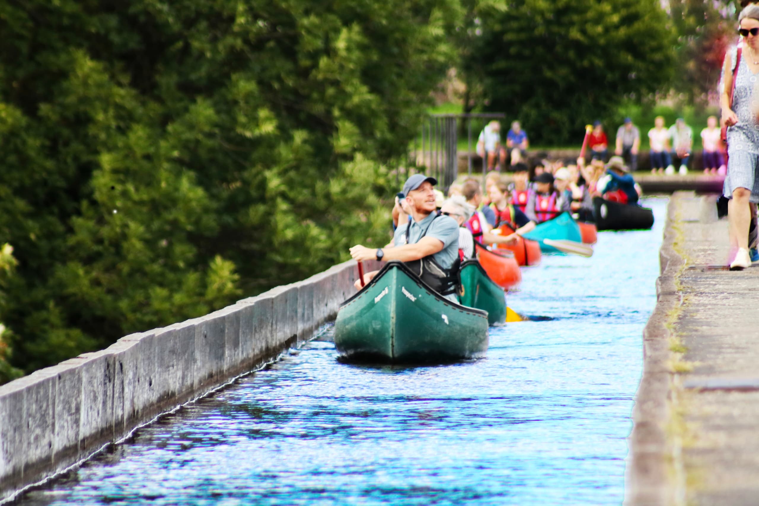 Open Canoe Aqueduct Tour