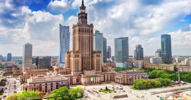 Warsaw Day Tour from Torun by Train