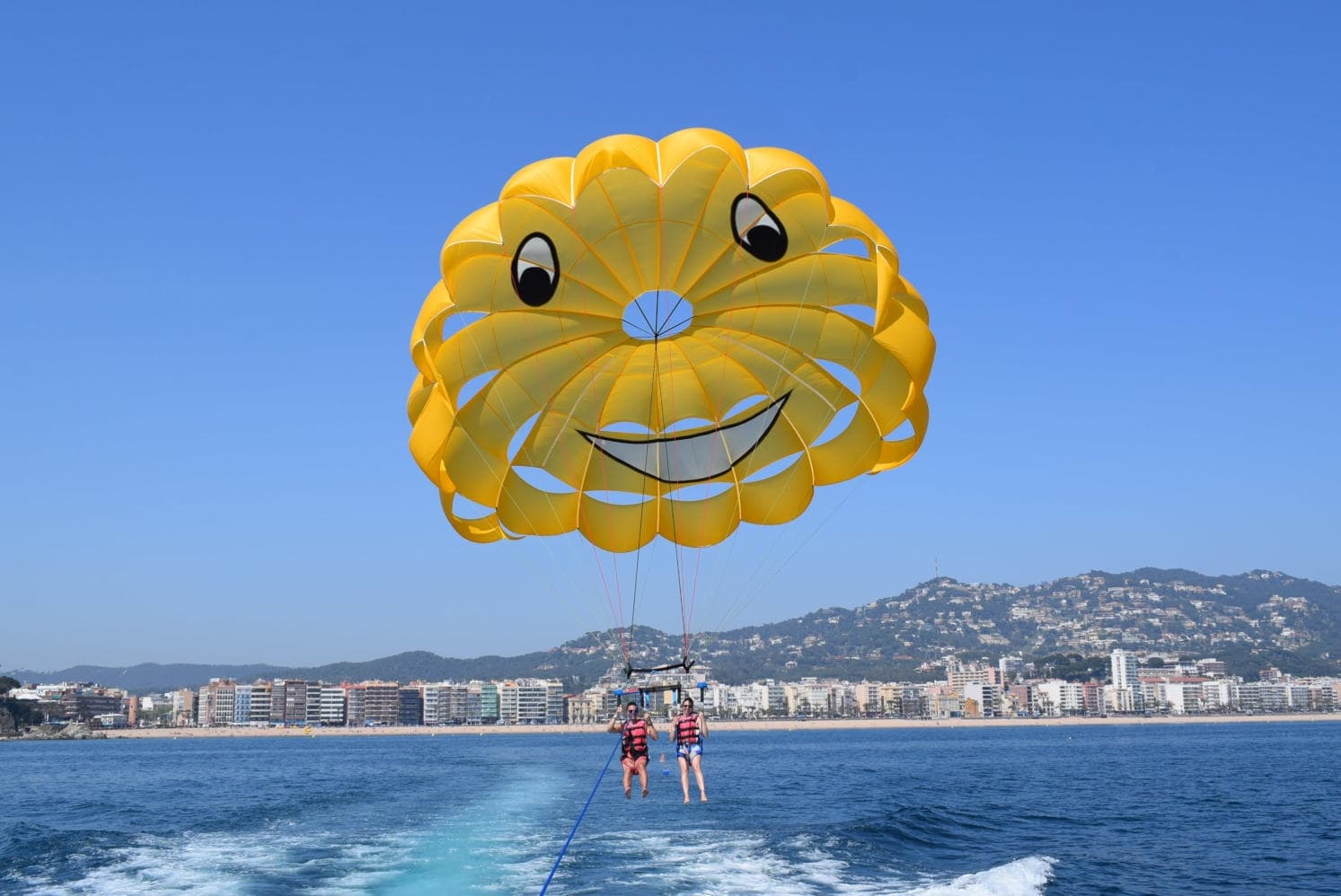 Vuelo en  parasailing