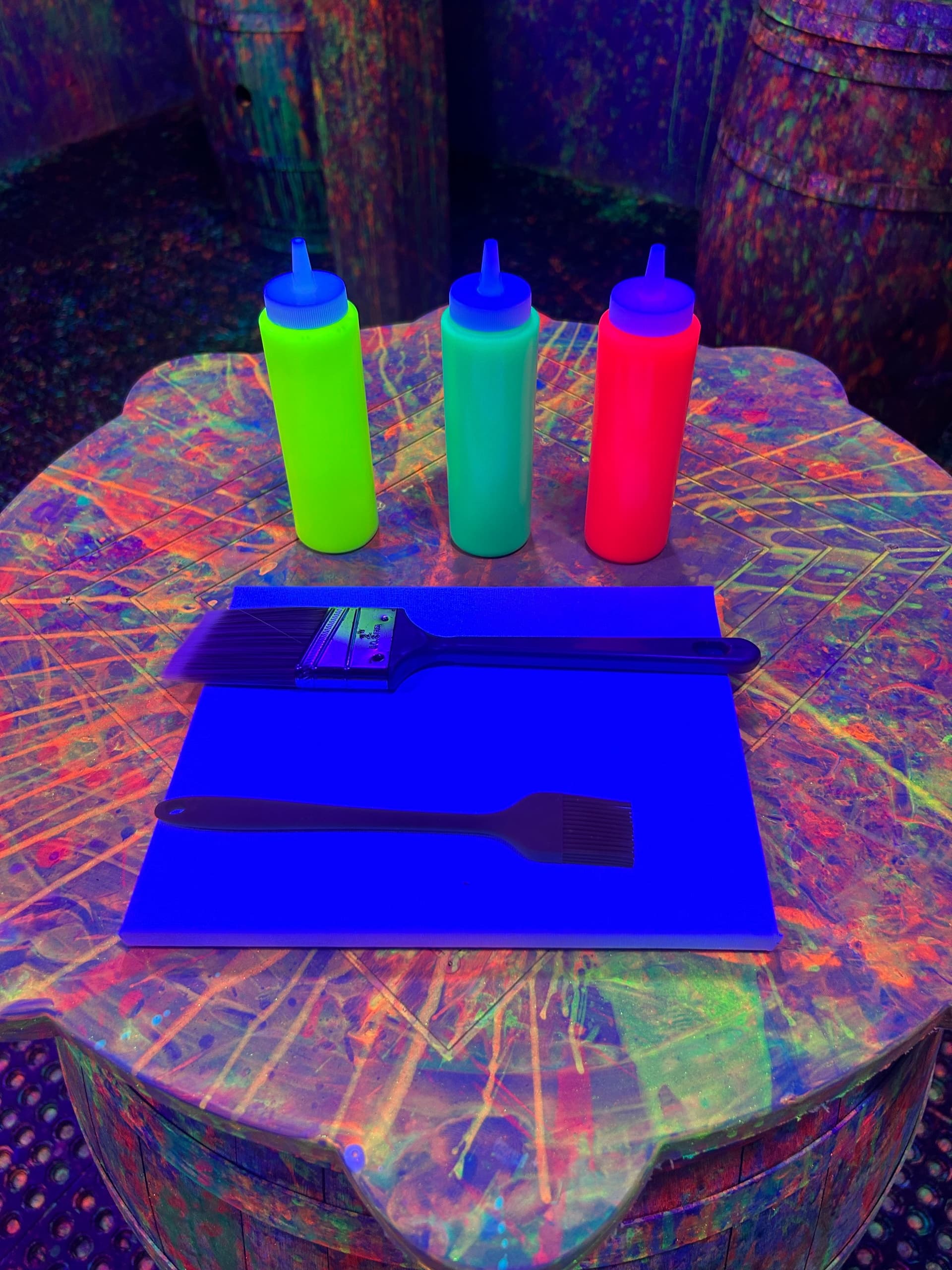 Paint Splatter Room