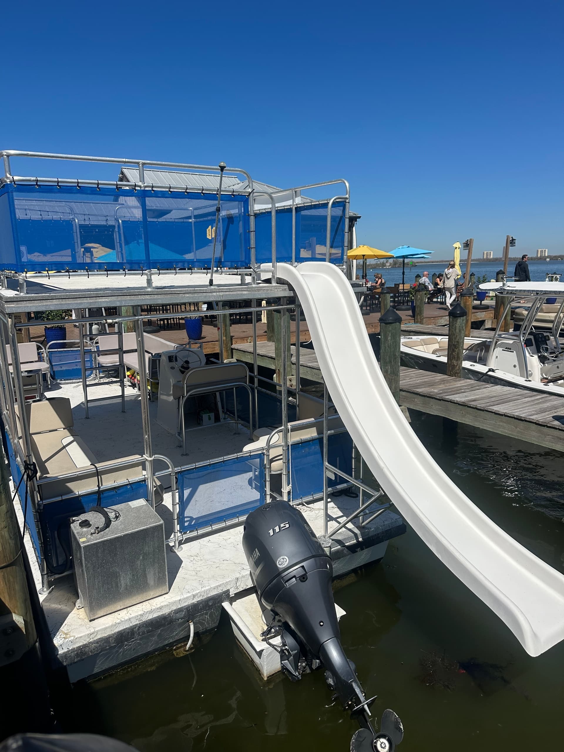 26ft Double Decker Pontoon with single Slide
