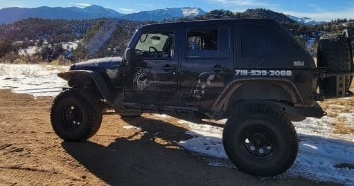 Black 4 Door Wrangler JKU Rubicon - Vader""