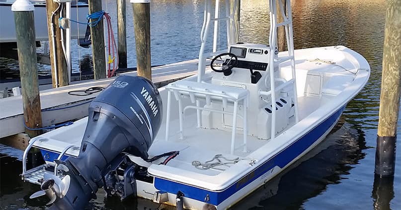 Snook" Blue Pathfinder 22' Center Console"