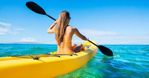 Single Kayak Rentals 10'