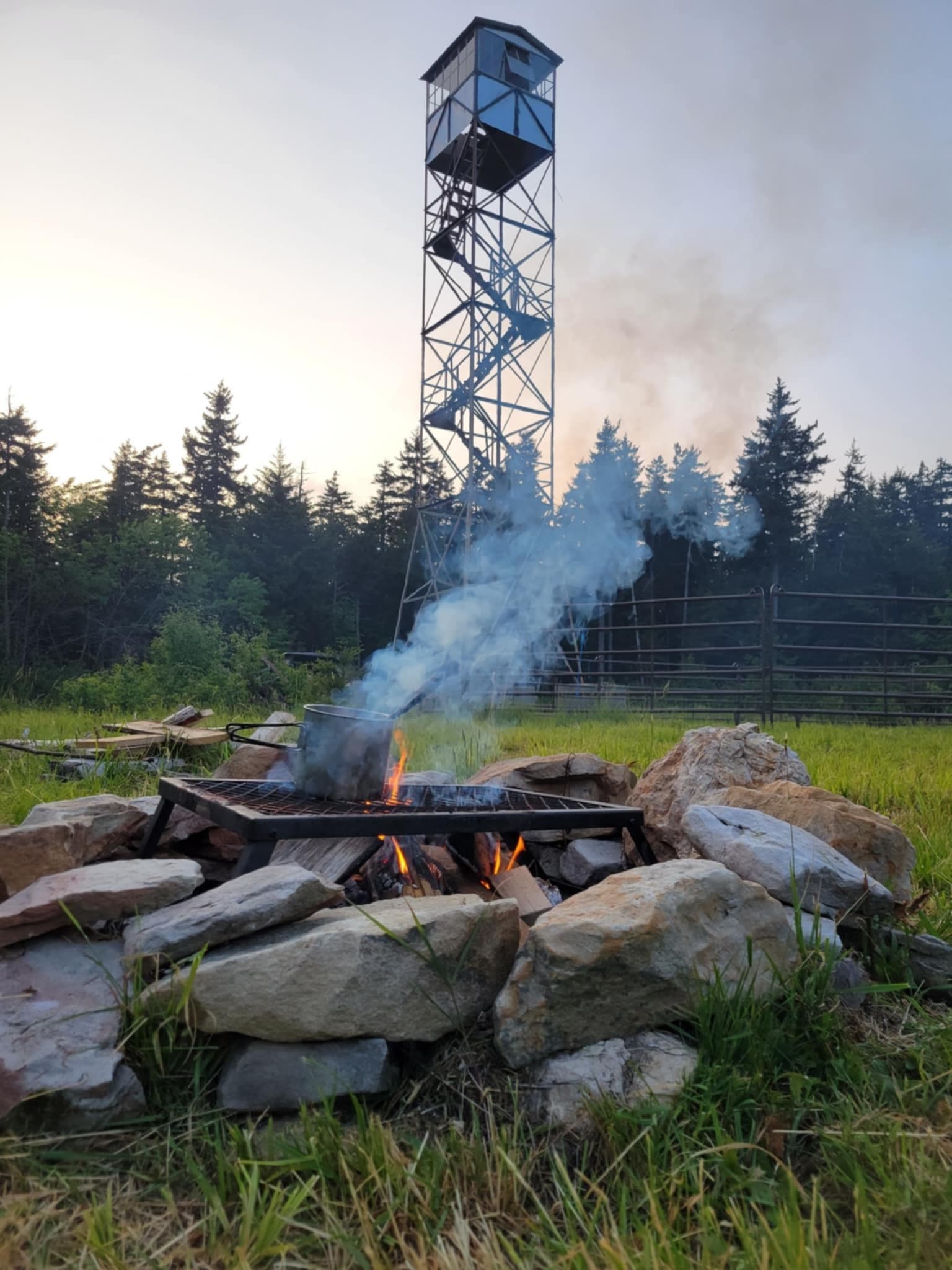 Bald Knob Fire Tower or Wilderness Cabin Overnight