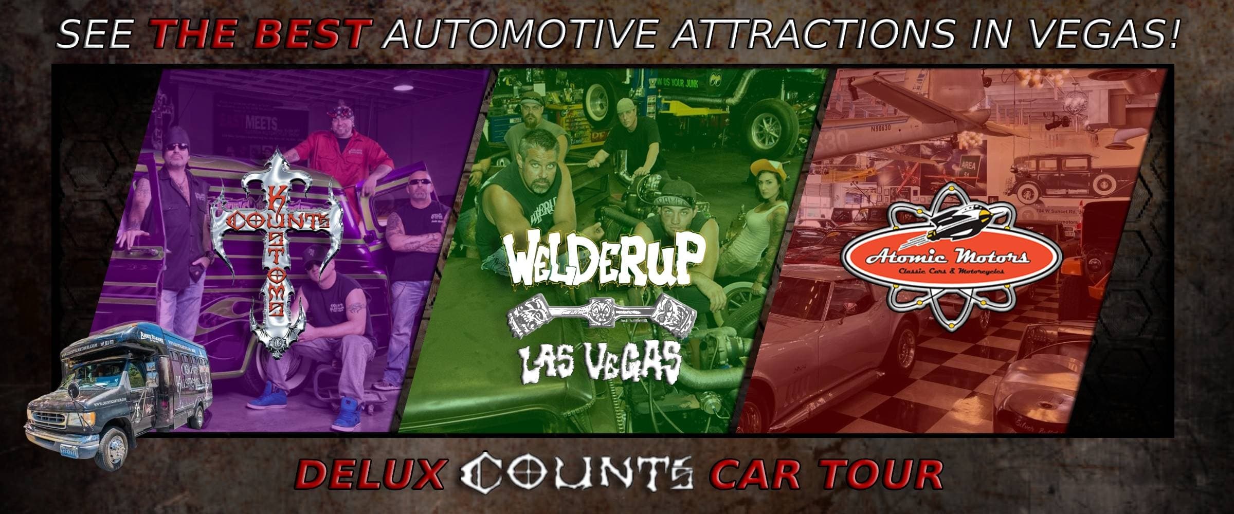 Count’s Kustoms DELUXE" Car Tour"