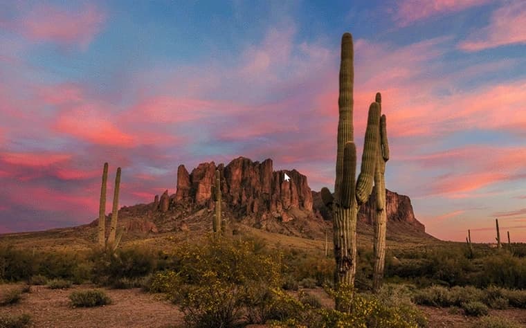 Happy Cactus Tour to Tribal Reservation, Apache Trail & Superstition Mtn