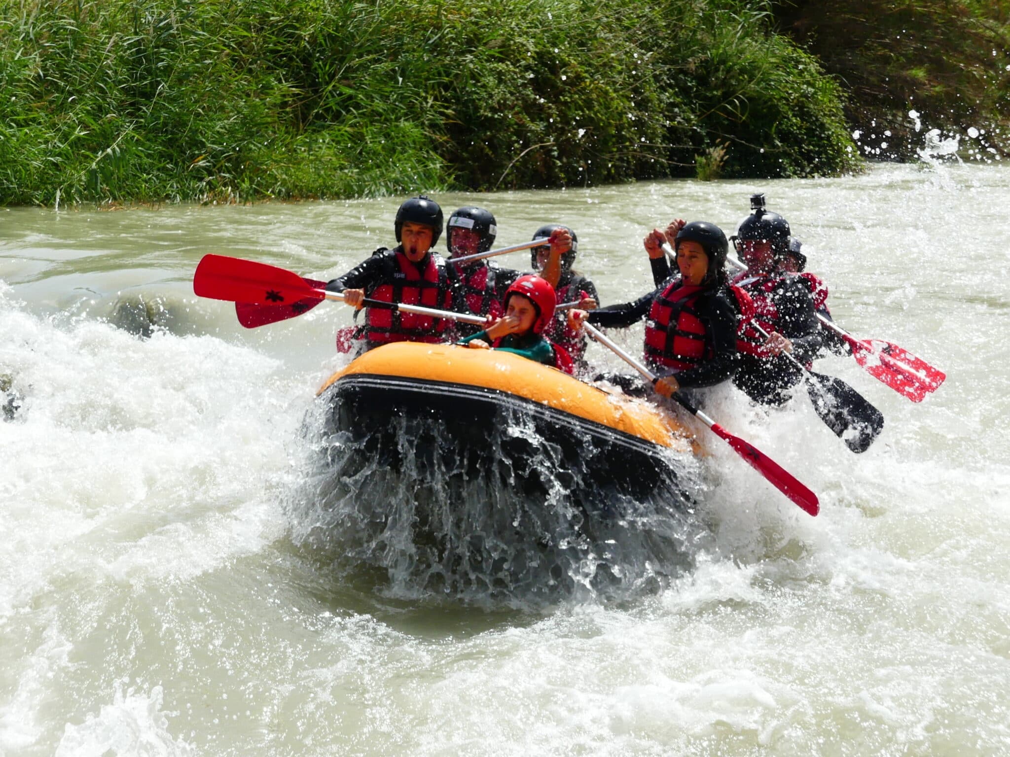 Rafting en el río Genil Córdoba - tramo Familiar