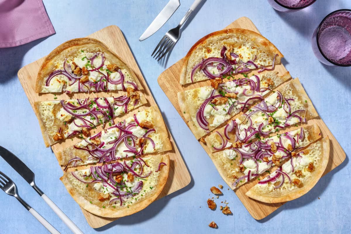 Sektempfang mit Flammkuchen