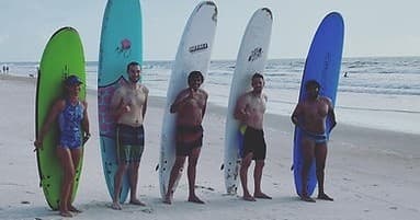 Two Hour Group Surf Lesson for Five
