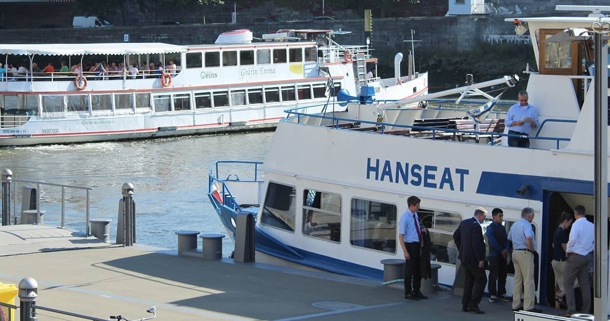 Einzelfahrt: Farge → Nordenham, Unionpier