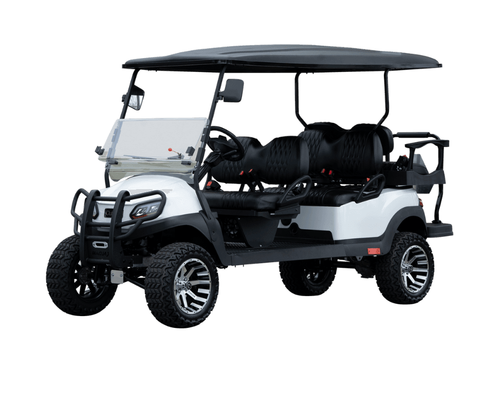 Six Passenger Gas Golf Carts