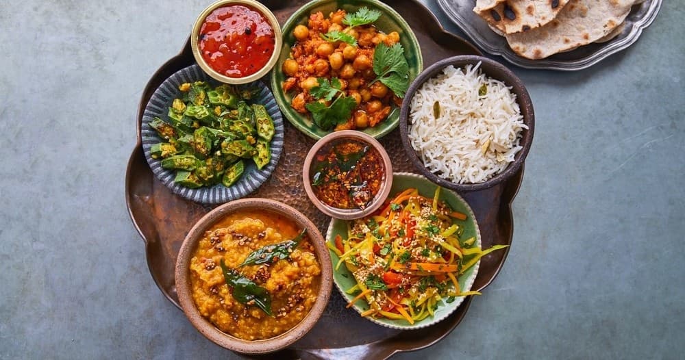 A North Indian Thali @ Oxford Street