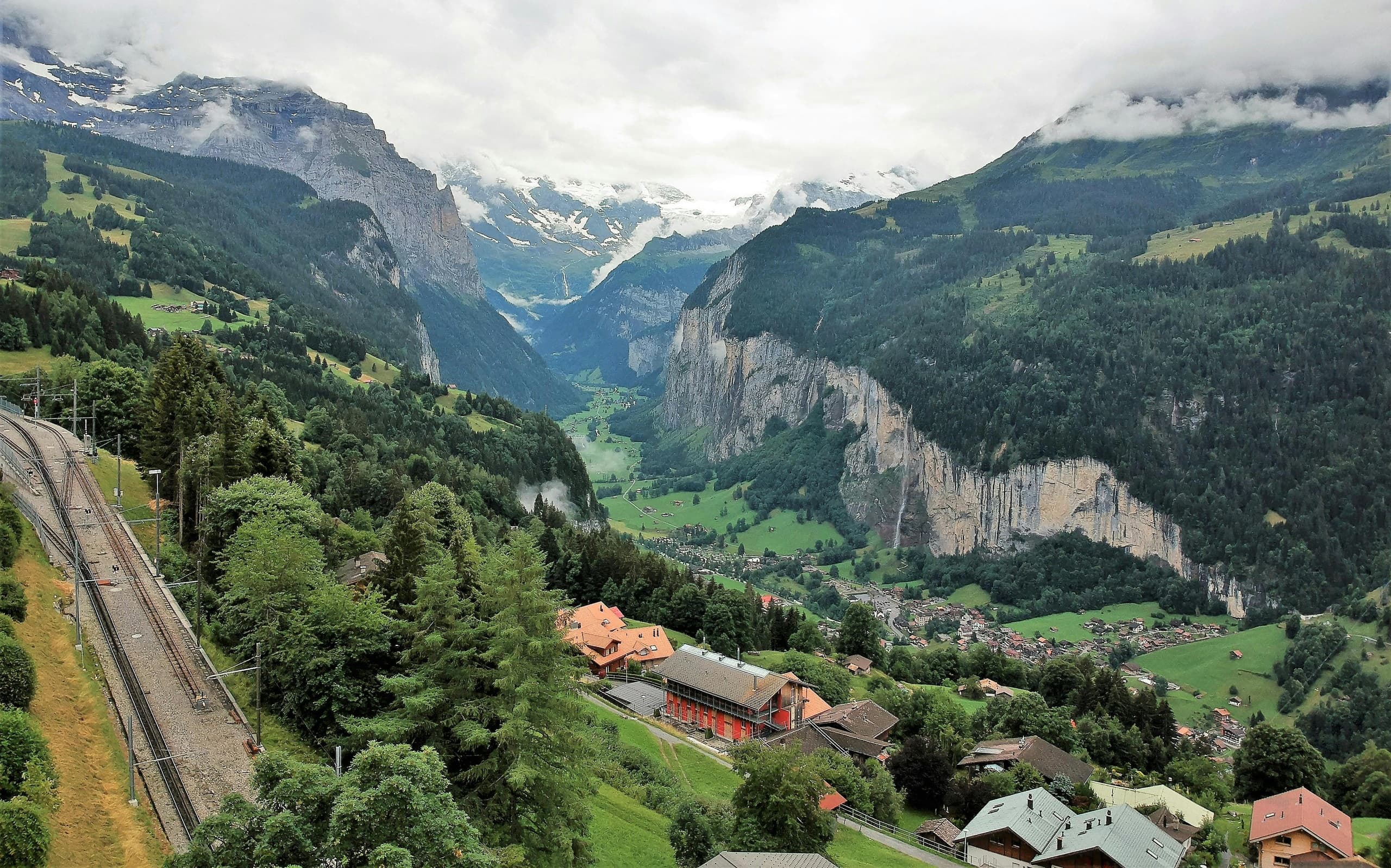 Waterfall Valley of Lauterbrunnen
