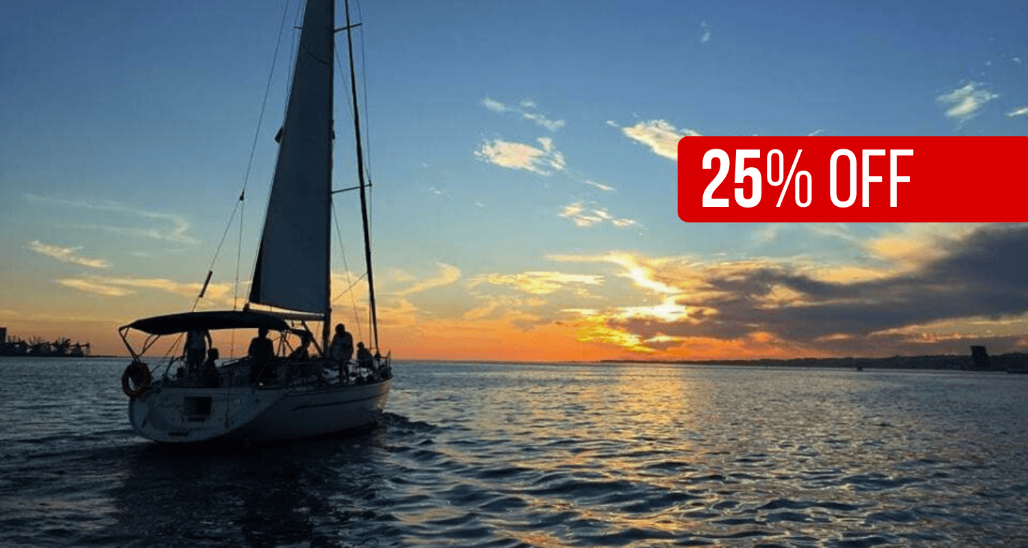 2h Shared Sailboat Sunset