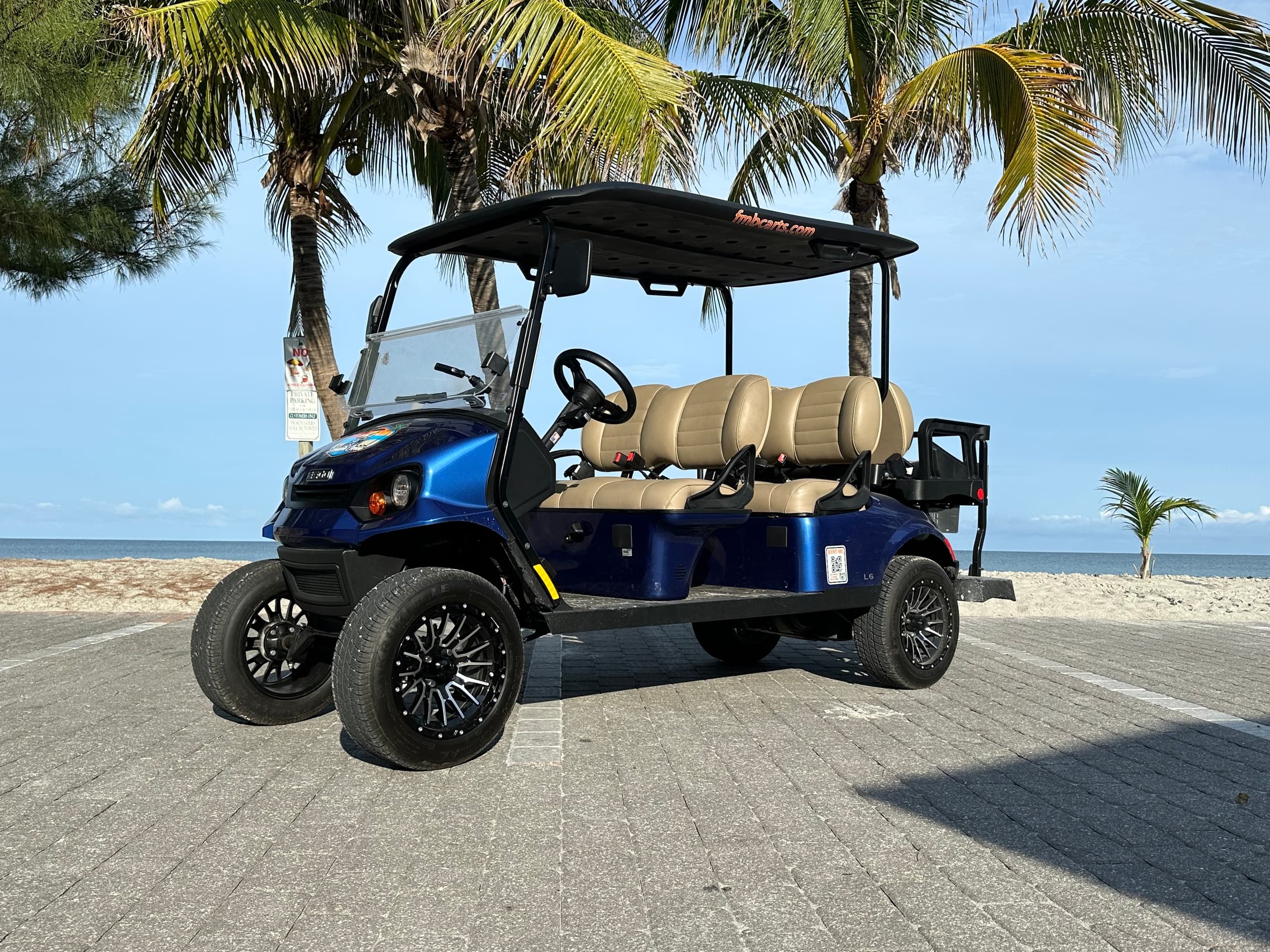 6 Seater  Premium Street Legal Gas Golf Cart