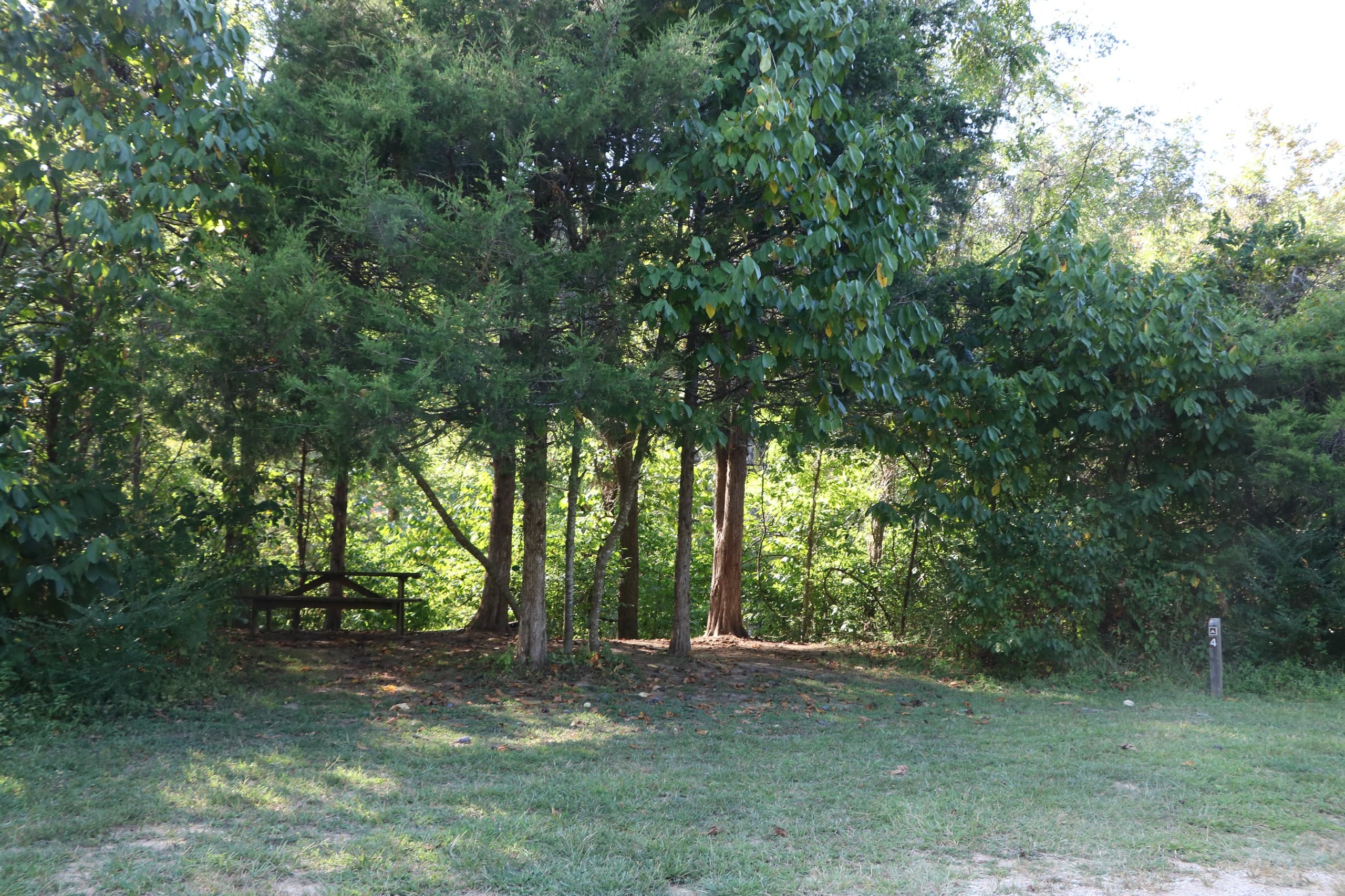 Arcadia Campground - Campsite #6   (Old Site # 4)