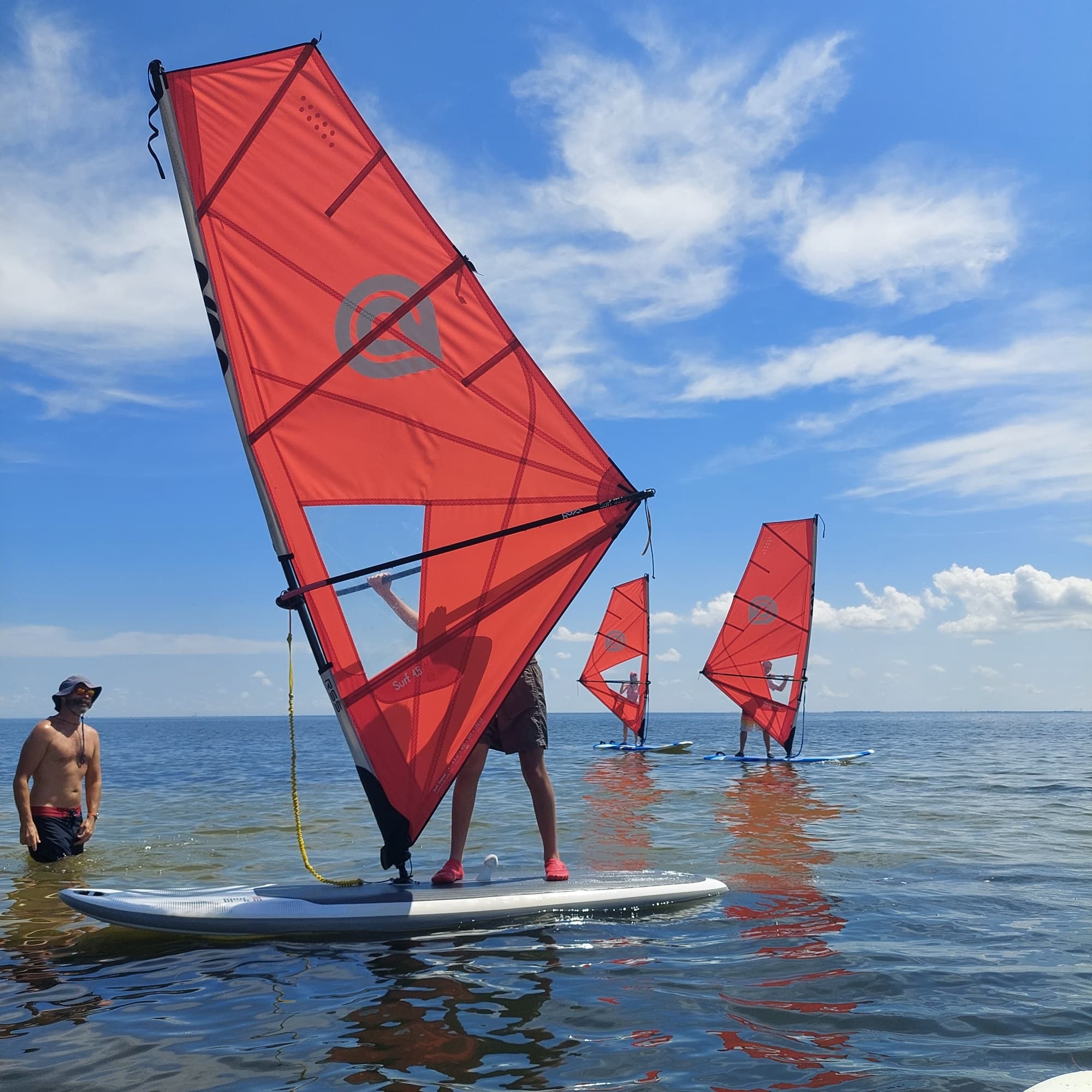 Group Beginning Windsurfing Lesson