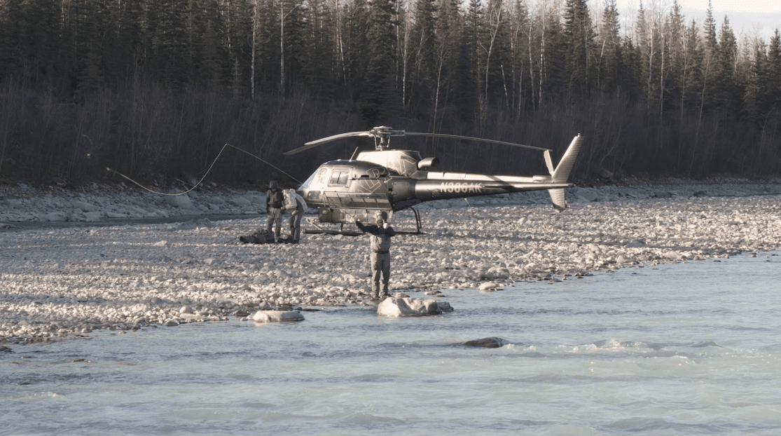 Heli Fishing