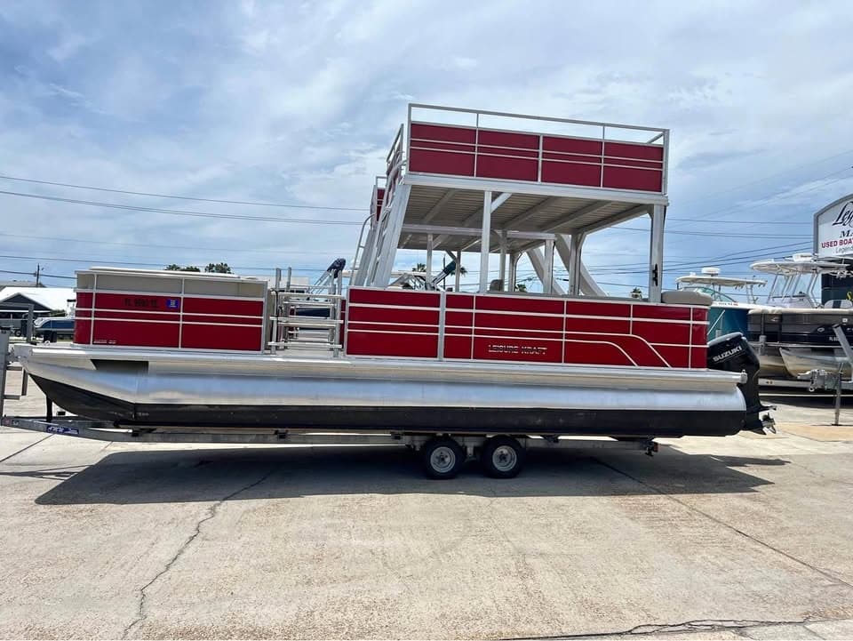 Double The Fun! Double Slide Party Barge