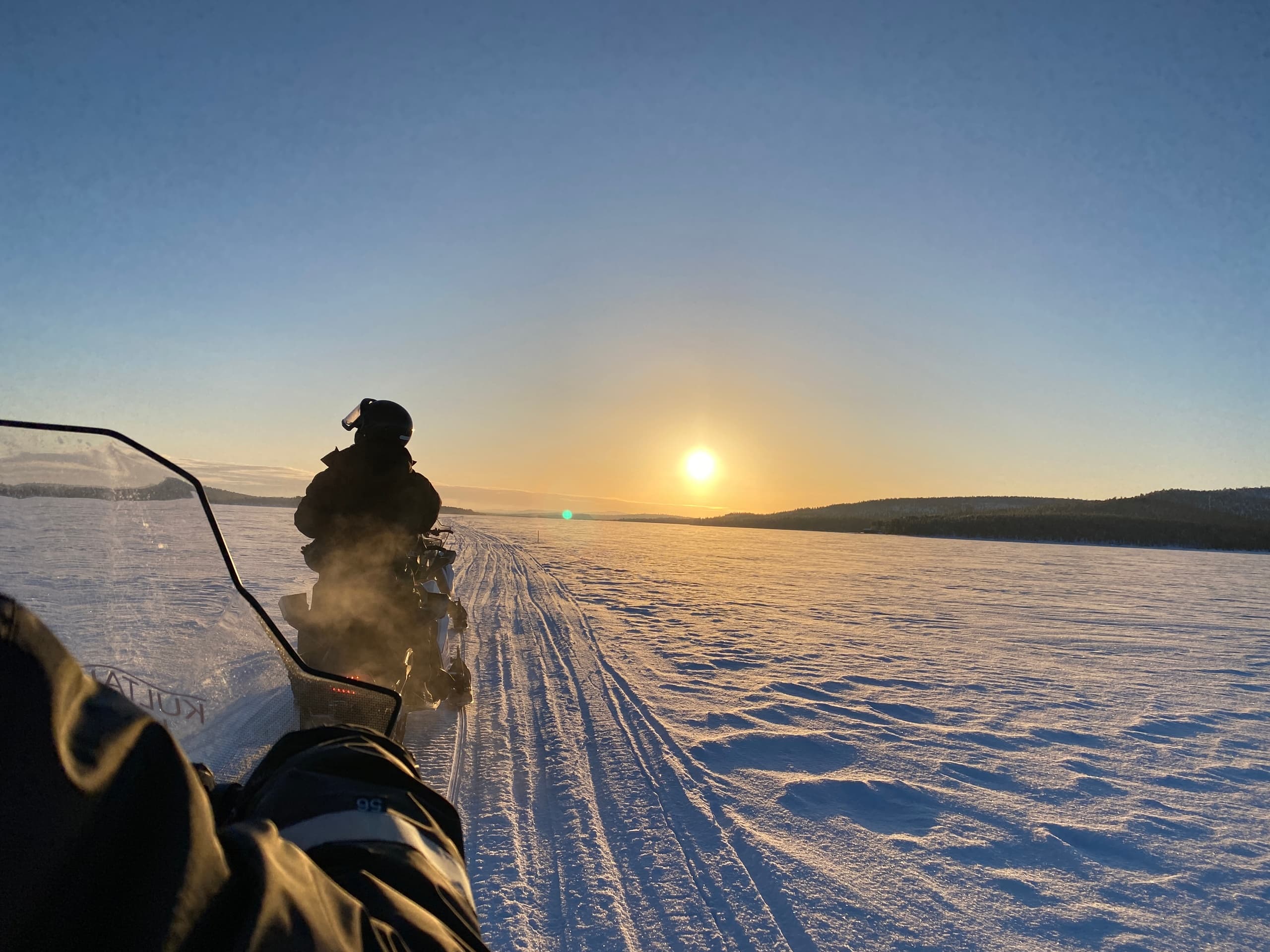 Snowmobiling adventure